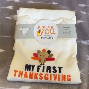 *SOLD* Carter’s 1st thanksgiving bodysuit - 6m NWT